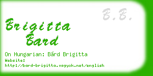 brigitta bard business card